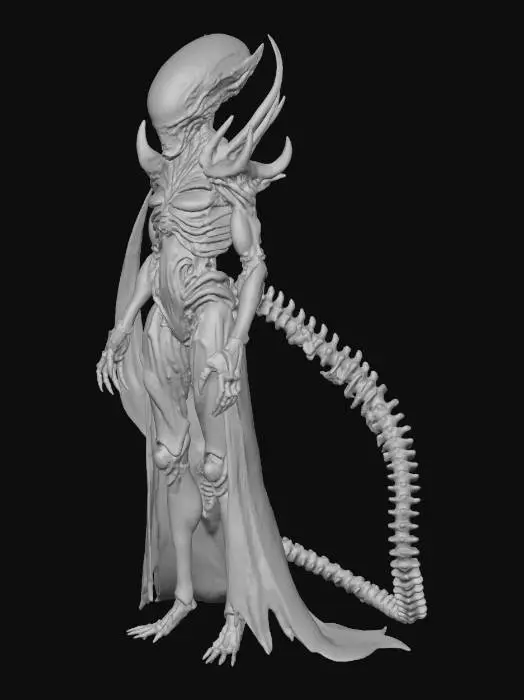 3D model for Xenomorph Witch
