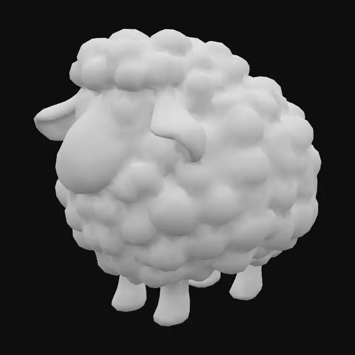 3D model for Curly Wool Whimsy