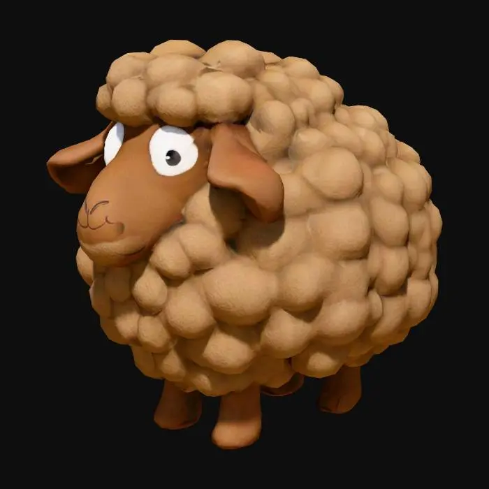 3D model for Curly Wool Whimsy
