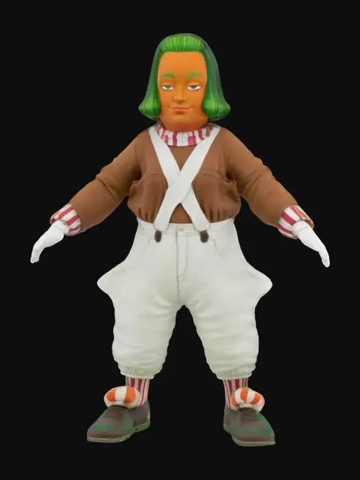 3D model for Oompa Figure