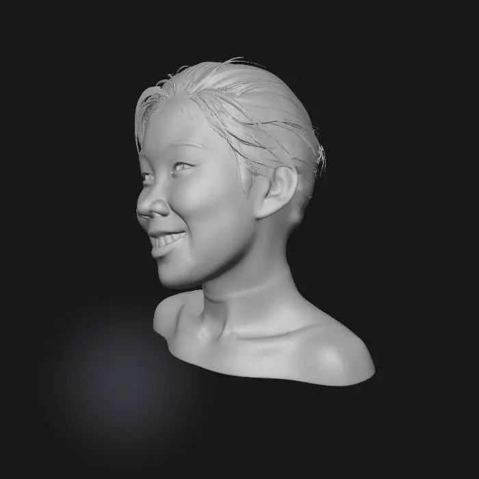 3D model for Smiling Portrait