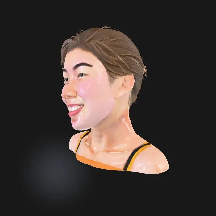 3D model for Smiling Portrait