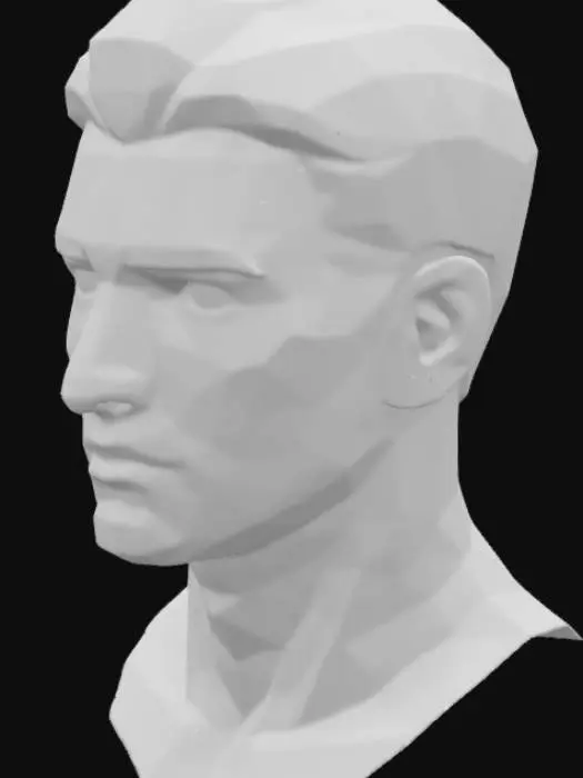 3D model for Head fire mage