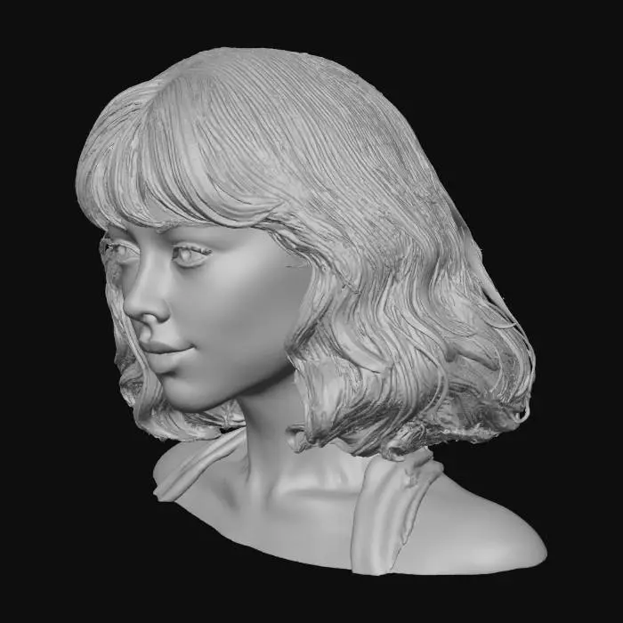 3D model for Portrait of Elegance