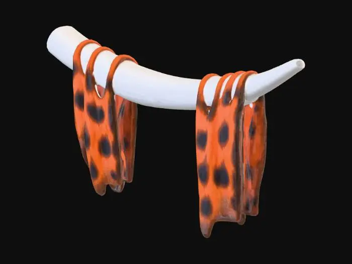 3D model for Stone Age Curtains