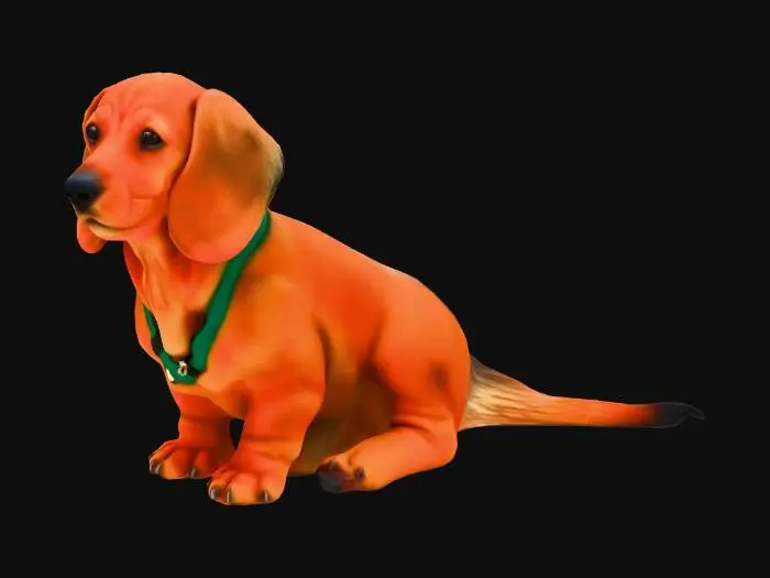 3D model for Dachshund Delight