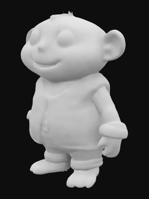 3D model for A podling from Jim Henson's Dark Crystal, dark shiny eyes, dwarf like 