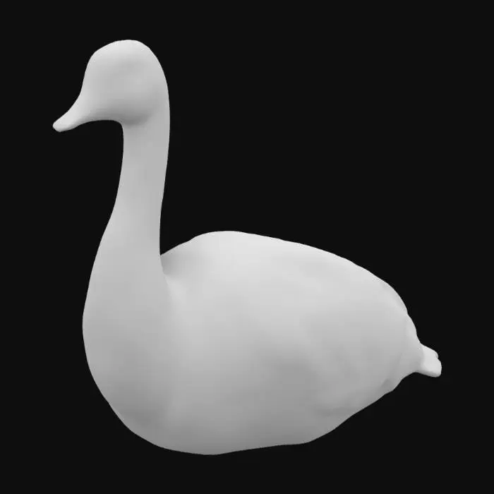 3D model for create a highly detailed ultra realistic canada goose sitting 4k textures 