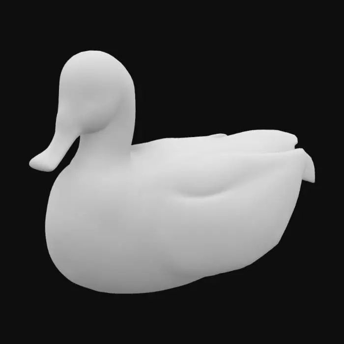 3D model for ultra realistic northern shoveler duck, highly detailed 4k HD textures 