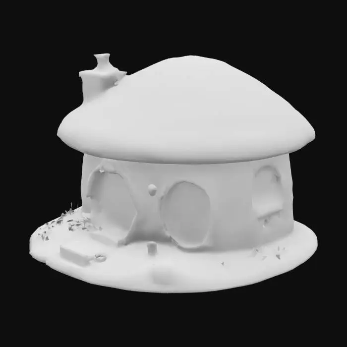 3D model for A Gelfling House from the Dark Crystal Age of Resistance very hobbit like, foresty cottage enterable ultra detailed no holes 