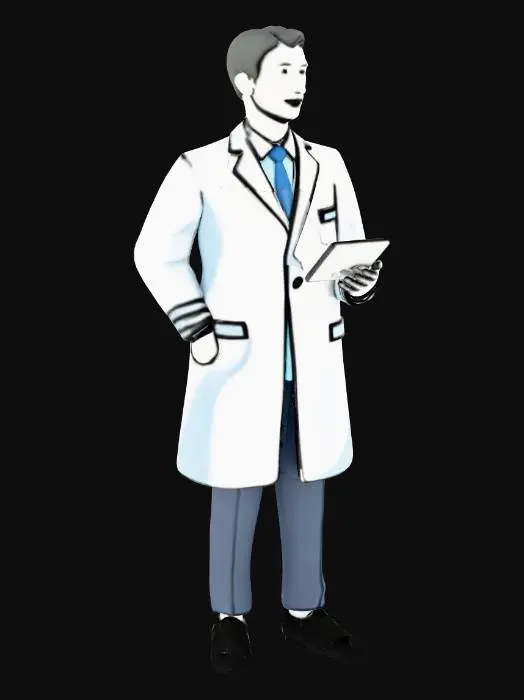 3D model for Scientist Aaron