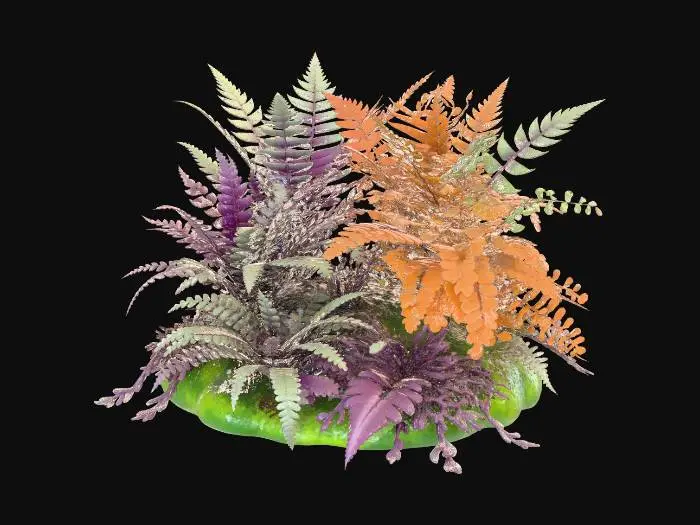 3D model for Autumn Foliage Ferns
