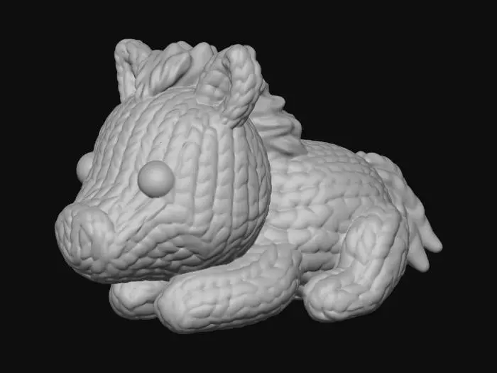 3D model for Knit Pony Plushie