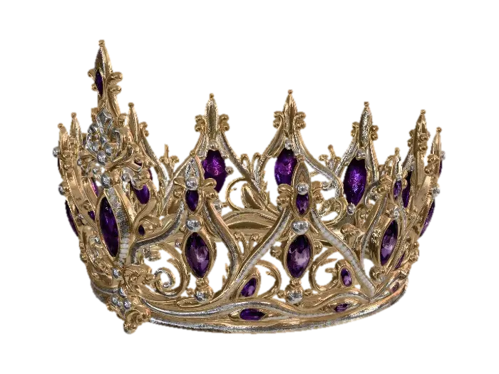 Amethyst Royal Crown - King 的 AI 生成 3D 模型