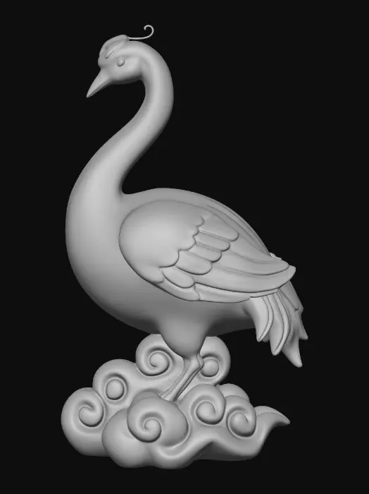 3D model for Cloudbound Swan