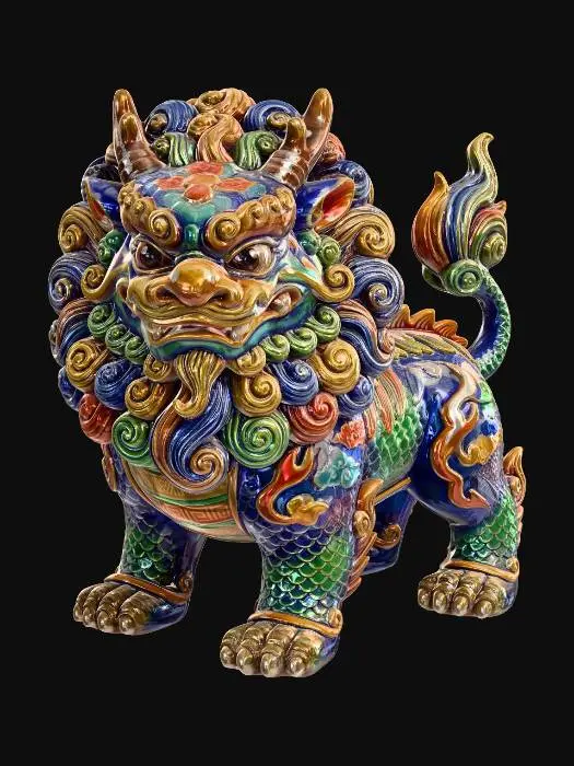 3D model for Rainbow Guardian Lion