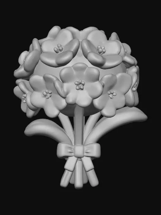 3D model for flower
