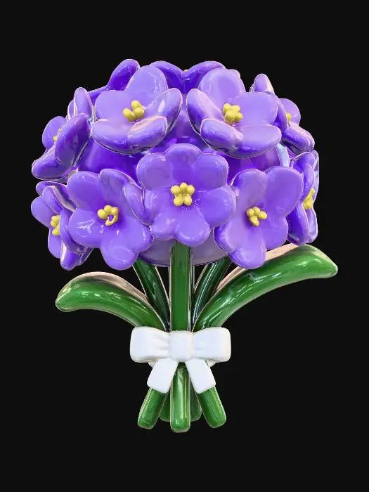 3D model for flower