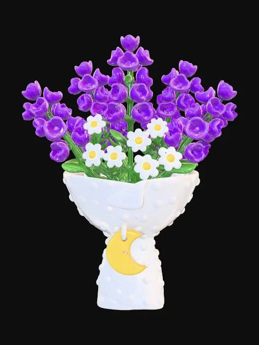 3D model for Moonlit Lavender Bouquet