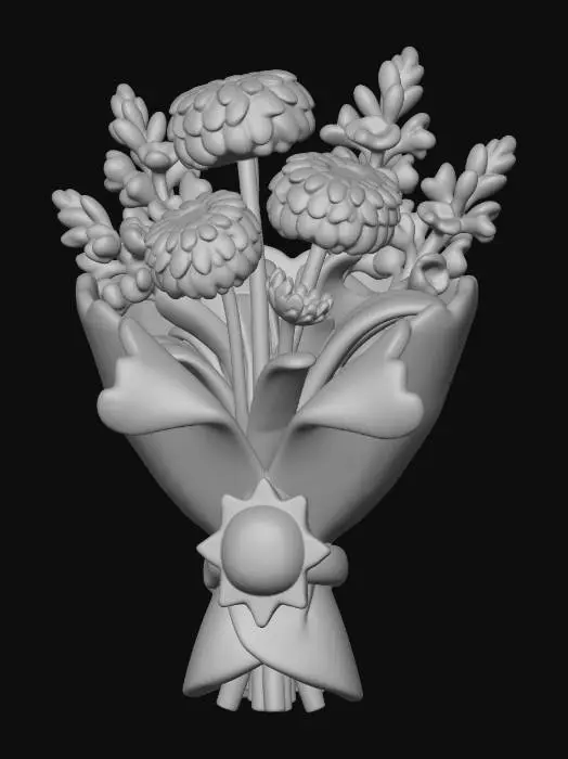 3D model for Sunburst Bouquet