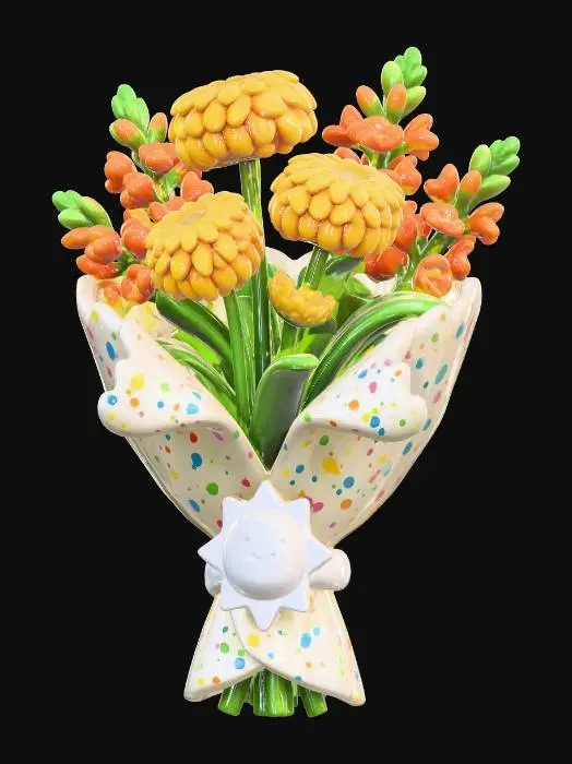 3D model for Sunburst Bouquet