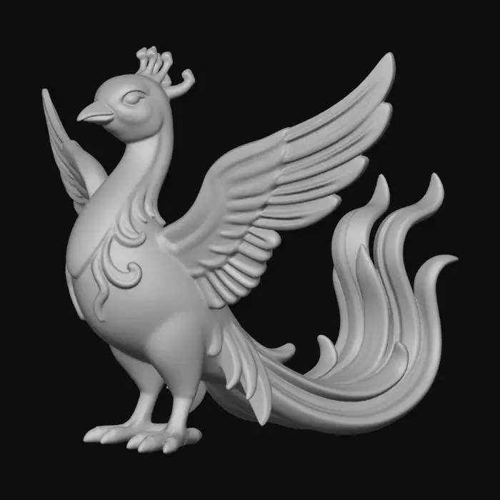 3D model for Argent Phoenix