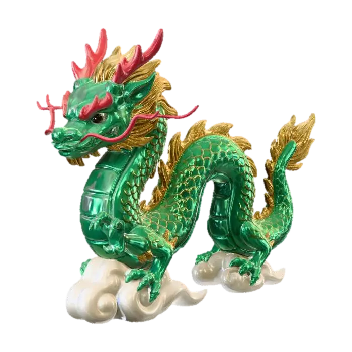 loong - Serpentine 3D model, vytvořený pomocí AI