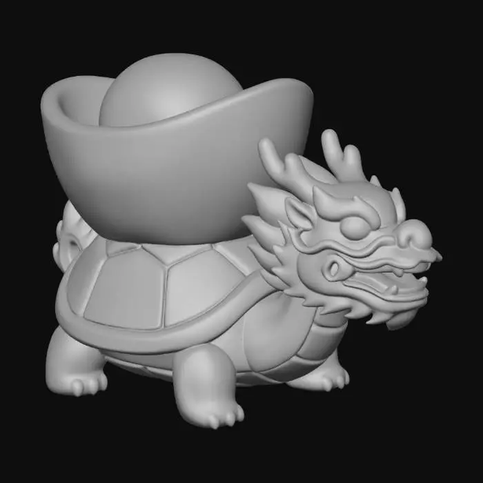 3D model for Fortune Dragon