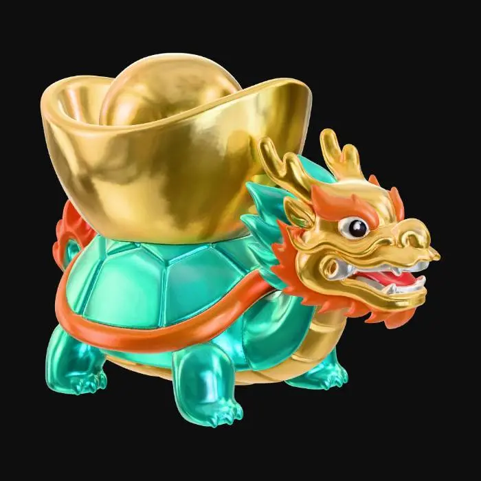 3D model for Fortune Dragon