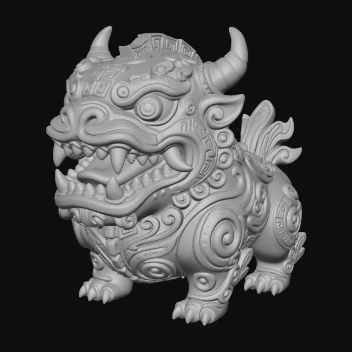 3D model for Kaleidoscope Dragon