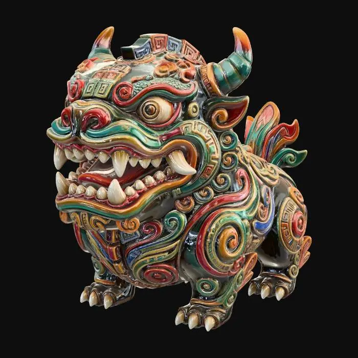 3D model for Kaleidoscope Dragon