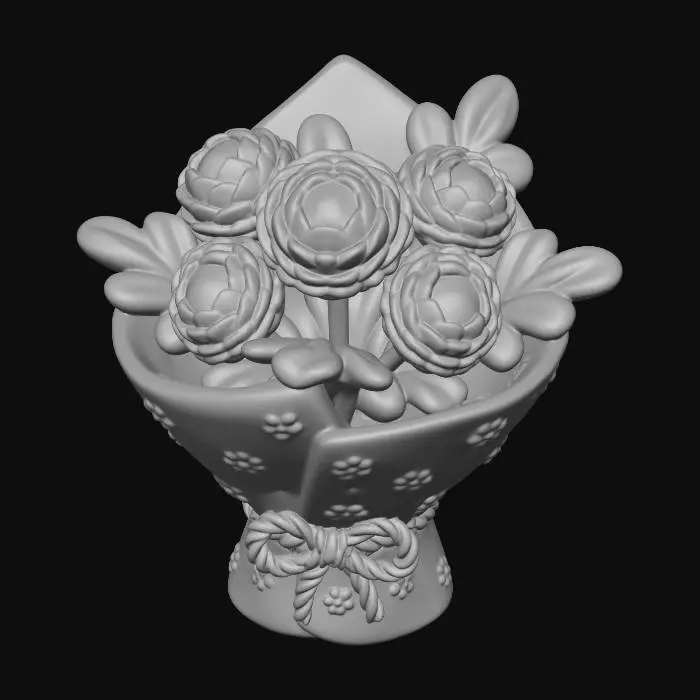 3D model for Sunny Bouquet