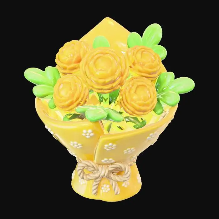 3D model for Sunny Bouquet