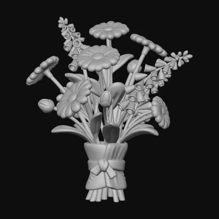 3D model for Sunshine Bouquet