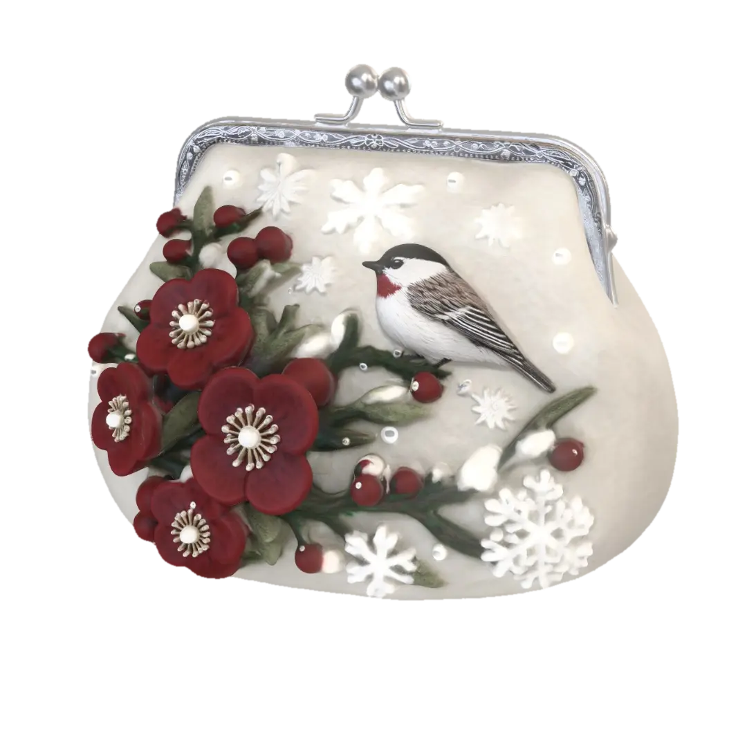 A little sparrow that made it through winter 🐦❄️ - Purse 3D model, vytvořený pomocí AI