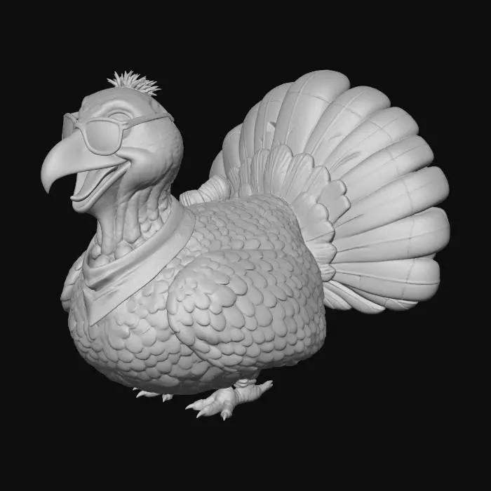 3D model for Cook Turkey Enhanced Character Sheet