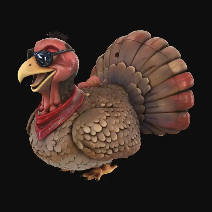 3D model for Cook Turkey Enhanced Character Sheet
