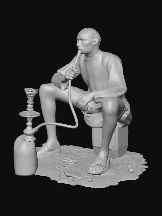 3D model for Desert Hookah Session