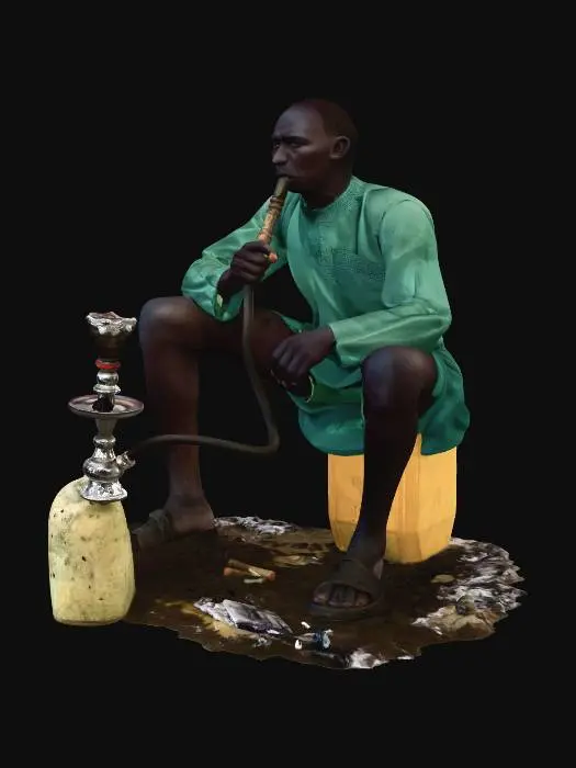 3D model for Desert Hookah Session