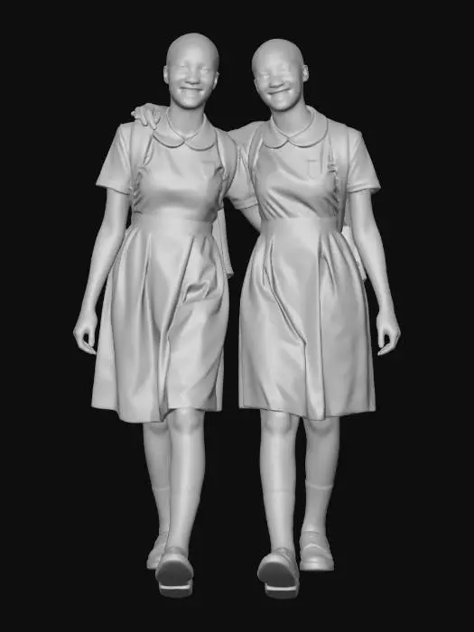 3D model for Walking to School Together