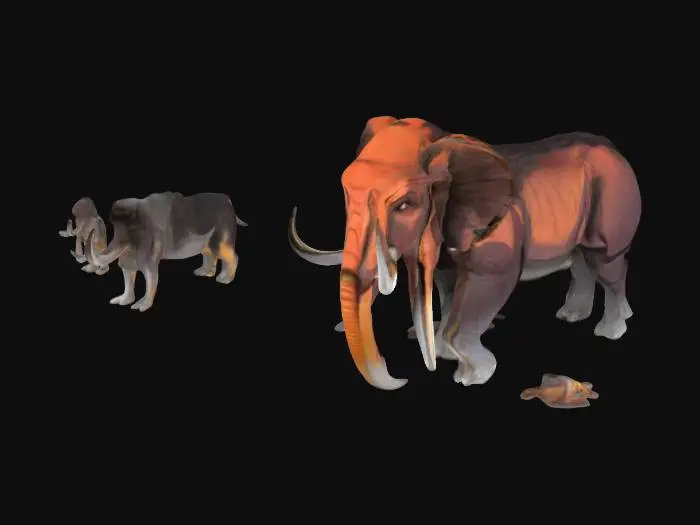 3D model for Woolly Ancestors