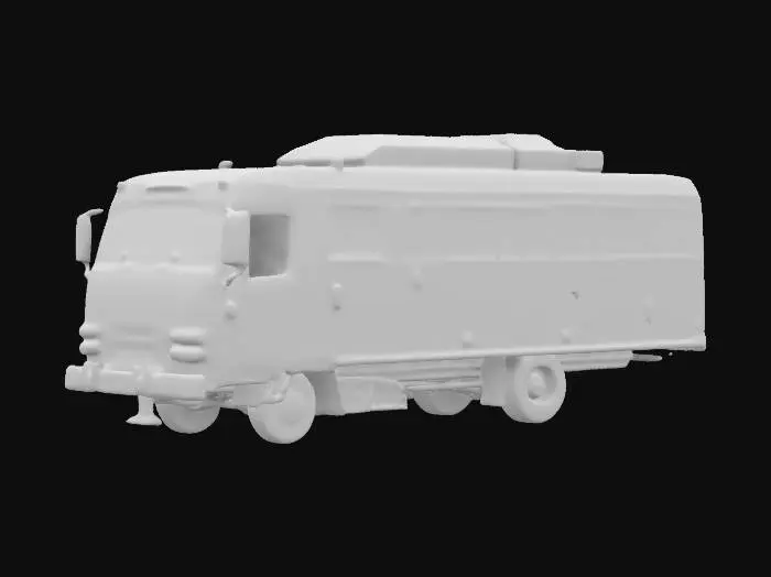 3D model for Vintage Camper in the Woods