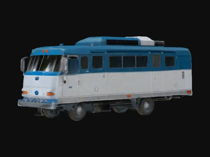 3D model for Vintage Camper in the Woods