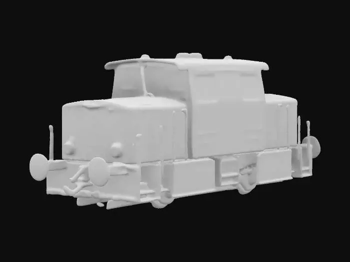 3D model for Orange Diesel Shunter