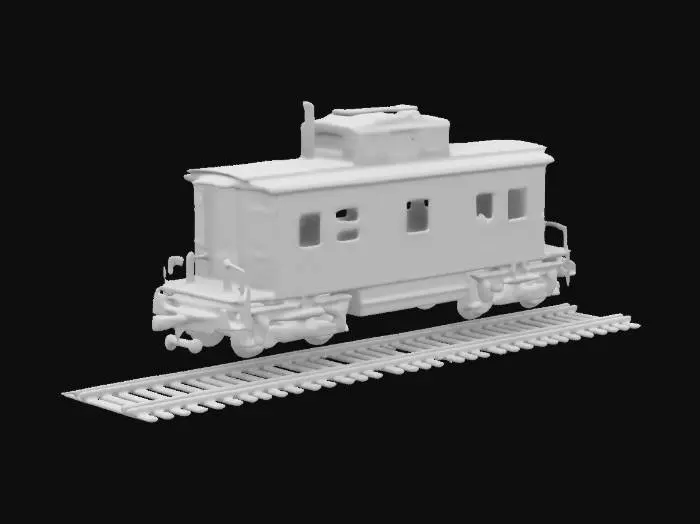 3D model for Graffiti Caboose Model