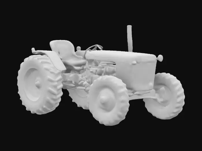 3D model for Blue Farm Tractor