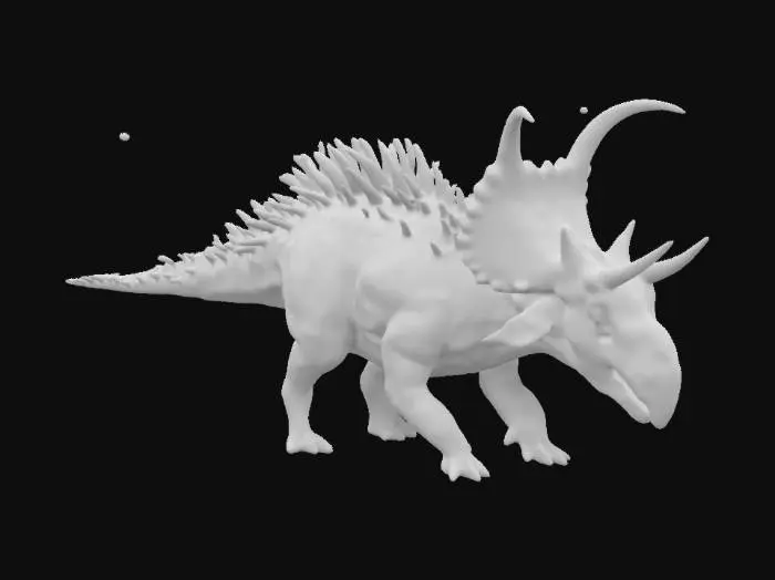 3D model for Blue Horned Ceratopsian
