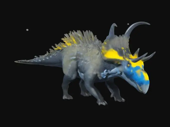 3D model for Blue Horned Ceratopsian