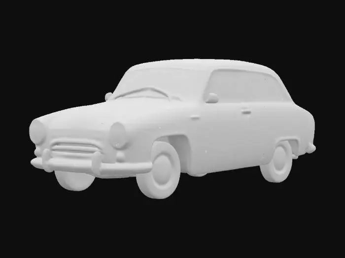 3D model for Vintage Car Elegance