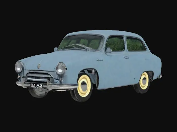 3D model for Vintage Car Elegance